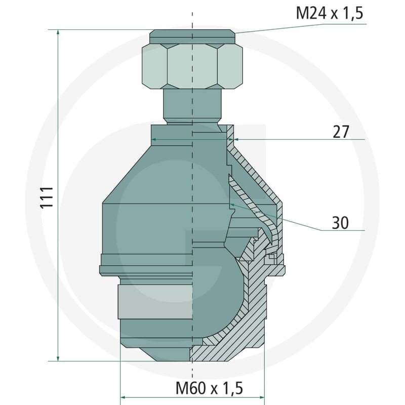 GRANIT Przegub osiowy 38715135 - Sklep PoltechParts