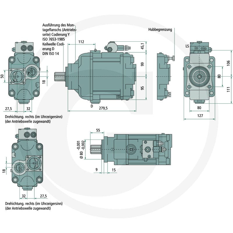 SUNFAB SUNFB Pompa SVH 112 257SVH112L - Sklep PoltechParts