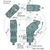 Parker Pompa tłokowa odcinająca F3-101-R 25704224 - Sklep PoltechParts