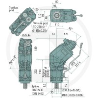 Parker Pompa tłokowa odcinająca F3-101-L 25704225 - Sklep PoltechParts