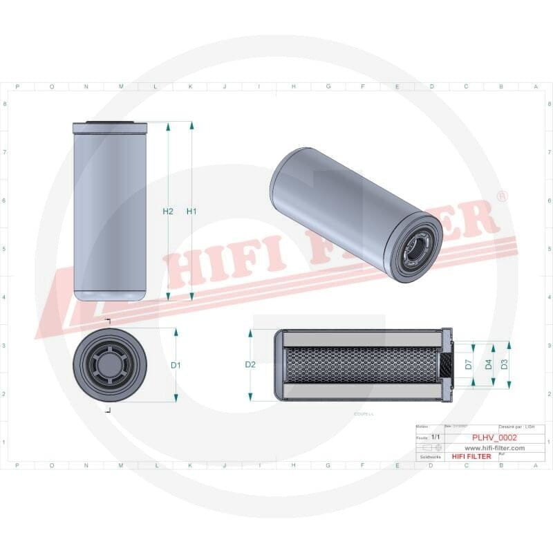 HIFI Filtr oleju hydraulicznego/przekładniowe 5671077 - Sklep PoltechParts