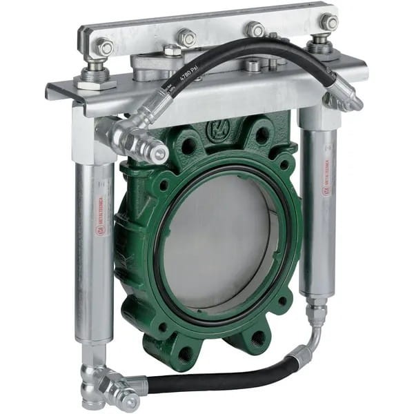 Kompaktowa zasuwa nożowa 6" (hydrauliczna)