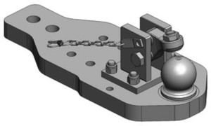 Płyta nośna zaczepu K80® Kubota M-GX 100, 110, 126, 135 009606010A16