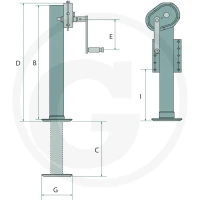 SIMOL Stopka podporowa 220KRA1100FL - Sklep PoltechParts