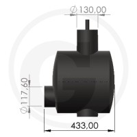 Tłumik 23815AGT0689 - Sklep PoltechParts