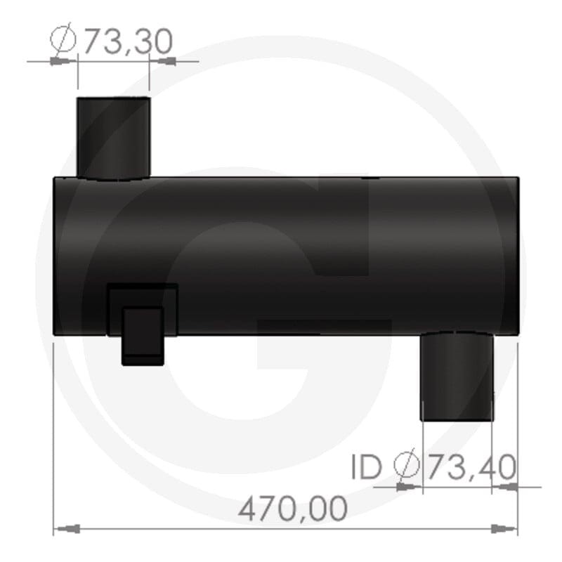 Tłumik 23815AGT0489 - Sklep PoltechParts