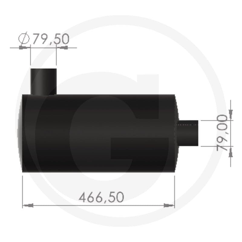 Tłumik 23815AGT0707 - Sklep PoltechParts