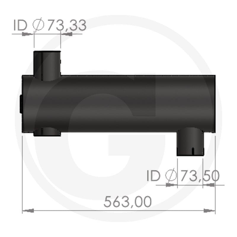 Tłumik 23815AGT0481 - Sklep PoltechParts