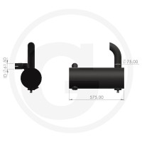 Tłumik 23815AGT0642 - Sklep PoltechParts
