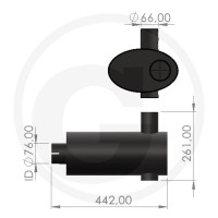 Tłumik 23815AGT0713 - Sklep PoltechParts