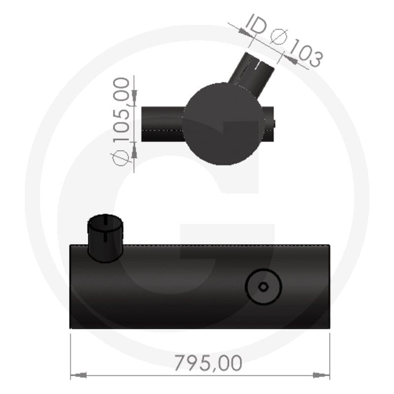 Tłumik 23815AGT0485 - Sklep PoltechParts