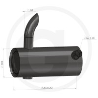 Tłumik 23815AGT0561 - Sklep PoltechParts