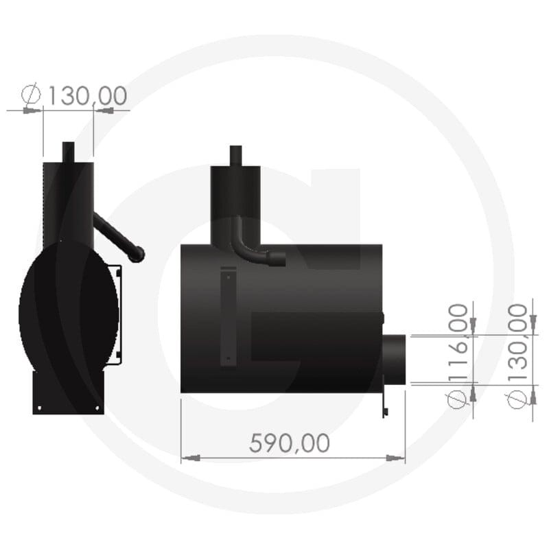 Tłumik 23815AGT0685 - Sklep PoltechParts