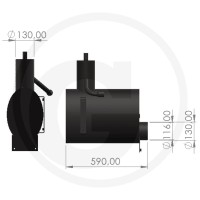 Tłumik 23815AGT0685 - Sklep PoltechParts
