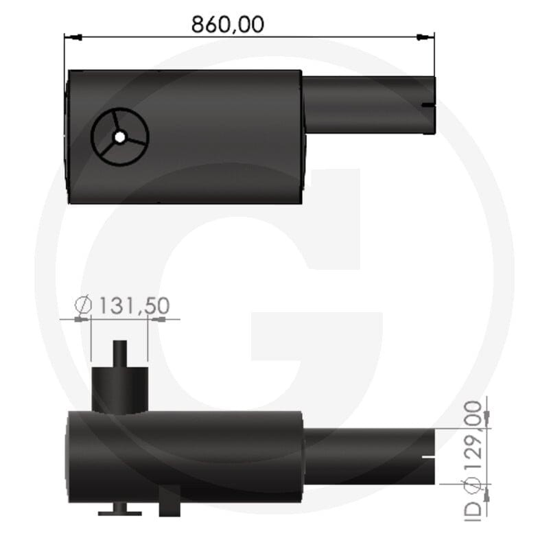 Tłumik 23815AGT0694 - Sklep PoltechParts