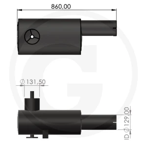 Tłumik 23815AGT0694
