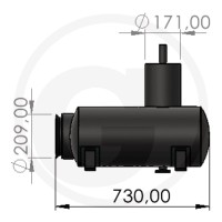 Tłumik 23815AGT0638 - Sklep PoltechParts