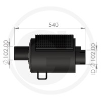 Tłumik 23815AGT0538 - Sklep PoltechParts