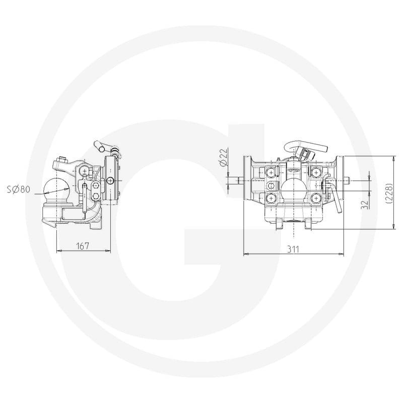 Sauermann Zaczep automatyczny 711126610 - Sklep PoltechParts