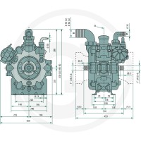 Annovi Reverberi Pompa membranowa tłokowa AR250 bp C/C 67032043 - Sklep PoltechParts