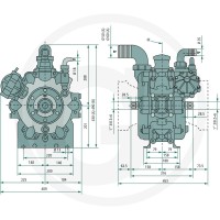 Annovi Reverberi Pompa membranowa tłokowa AR280 bp C/C 67032046 - Sklep PoltechParts