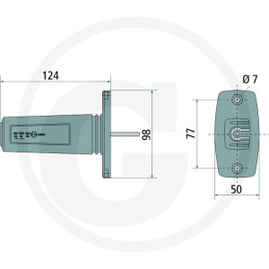 PROPLAST Lampa obrysowa LED 7070010026