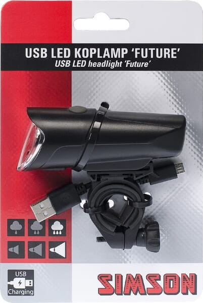 Lampa przednia LED, Li-ion, Simson 022003SIM
