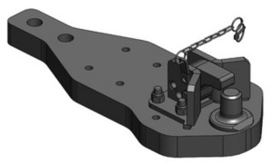 Płyta nośna zaczepu Pitonfix Valtra T4-Serie 009613640A11