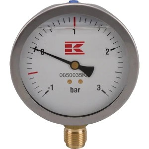 Manometr glicerynowy ø100 mm przyłącze 1/2"
