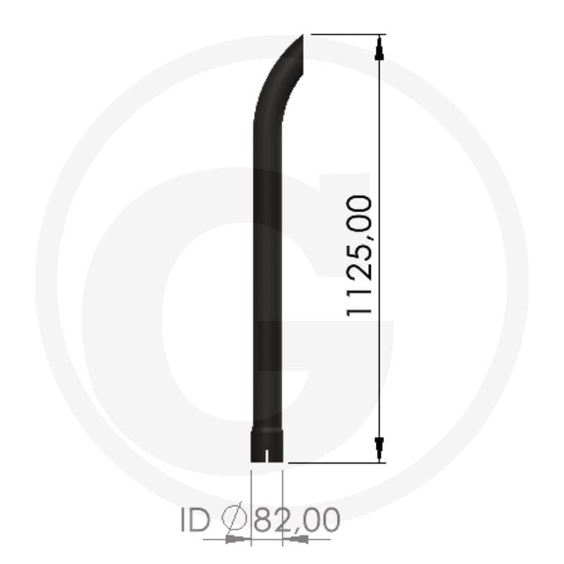 Rura wydechowa 23815AGT0136 - Sklep PoltechParts