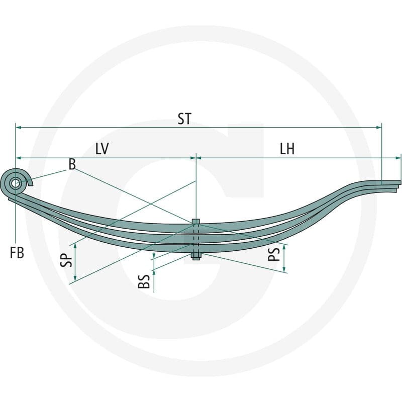 GRANIT Resor paraboliczny 22024-99-66-00F