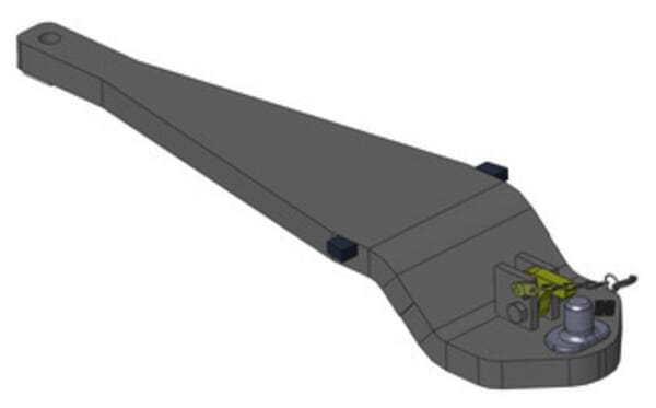 Płyta nośna zaczepu Pitonfix Magnum Pro 7110-7150 7210-7250 009615011A02