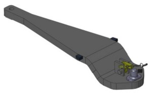 Płyta nośna zaczepu Pitonfix Magnum Pro 7110-7150 7210-7250 009615011A02