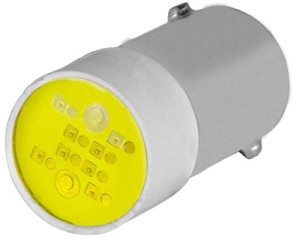 Żarówka LED BA9s, 24V żółta New-Elfin 010BA9SLG24