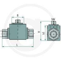 PISTER Zawór kulowy BKR-2 G 3/8" 81520011 - Sklep PoltechParts