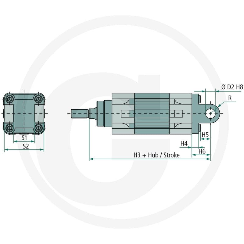 GRANIT ZTI-BEF-B-32 Widełki wahliwe 60631601018 - Sklep PoltechParts