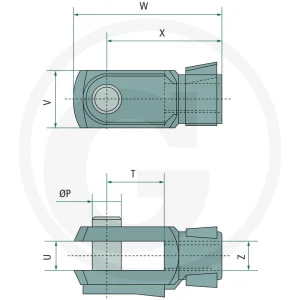 GRANIT Z-GKI-E-M4-Stz Głowica widełkowa 60635246004