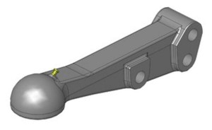 Zaczep kulowy K80 Krone Titan, XL, XXL 00656960A02