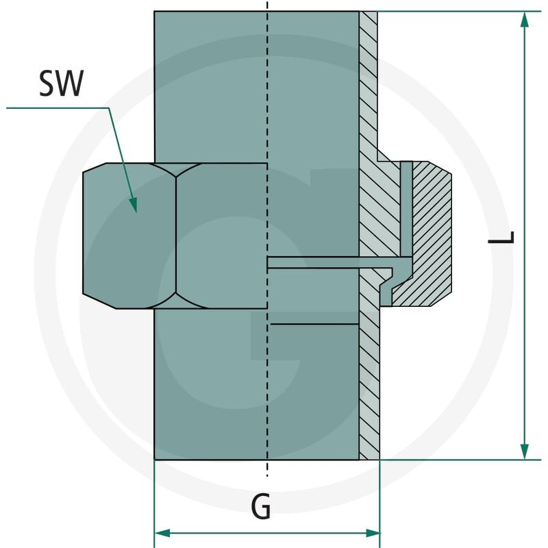 GRANIT F-DLÖk-AA-1/4-MSv Złączka dwustronna 60612112557 - Sklep PoltechParts