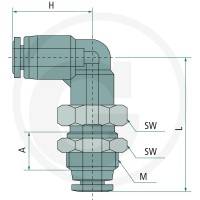 GRANIT B-WSV-10-KU Przyłącze kątowe grodziowe 60603100093 - Sklep PoltechParts
