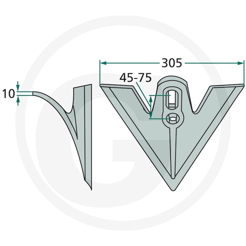 GRANIT Gęsiostopka 180101.310-45-75 - Sklep PoltechParts