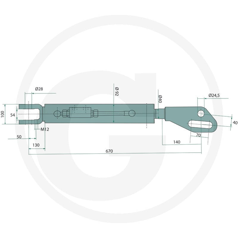 GRANIT Ramię podnośnika hydraulicznego 71804902 - Sklep PoltechParts