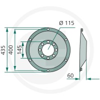 GRANIT Wspornik 647TT018K0F - Sklep PoltechParts