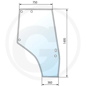 GRANIT Szyba drzwi 65015037