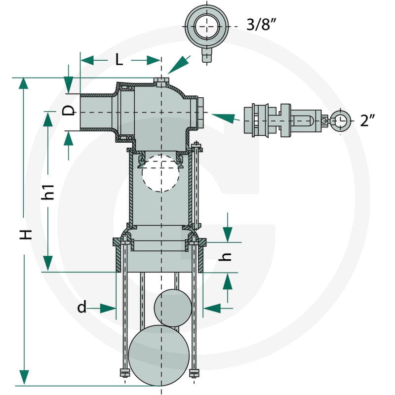 MZ Zawór przelewowy 405018075000 - Sklep PoltechParts