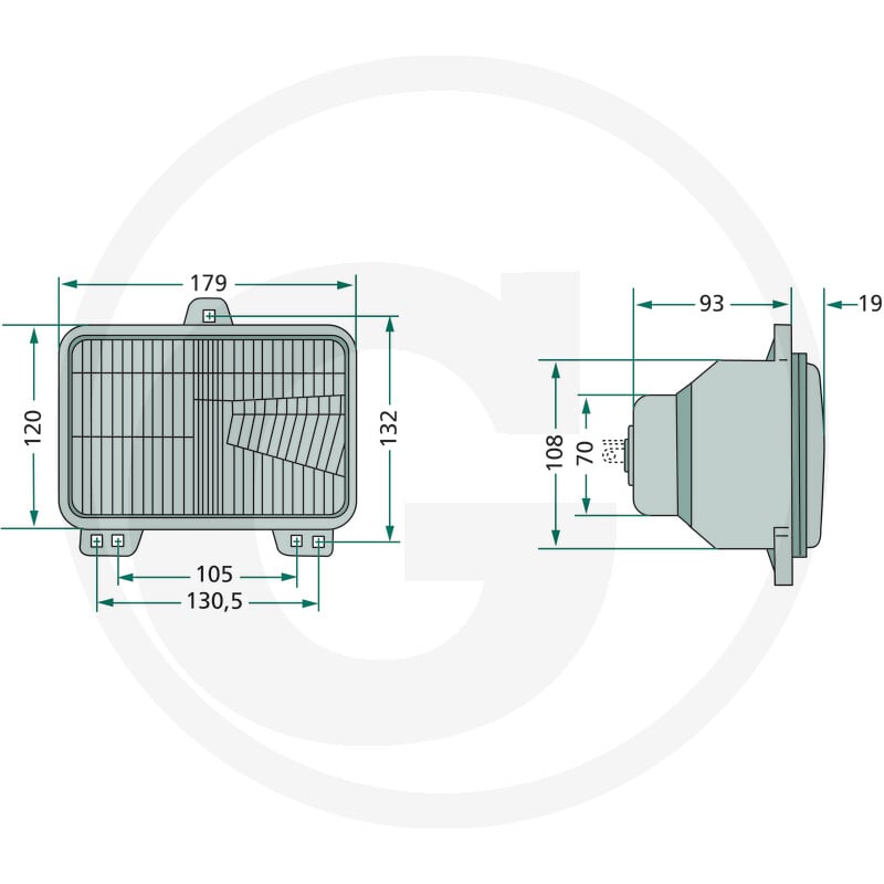 Cobo Reflektor kierunkowy 22705313000 - Sklep PoltechParts
