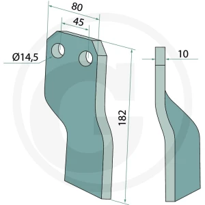 GRANIT Nóż rotacyjny 180MAS-26L