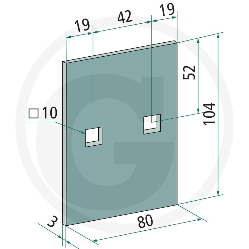 GRANIT Skrobak metalowy 18051-H103 - Sklep PoltechParts