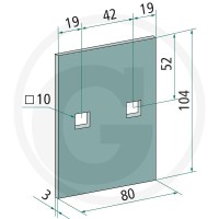 GRANIT Skrobak metalowy 18051-H103 - Sklep PoltechParts