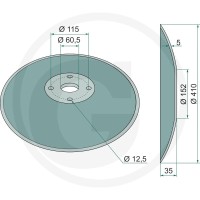 GRANIT Talerz brony talerzowej 1803200080 - Sklep PoltechParts